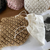 Retro Bucket Bag Vacation Straw Casual Woven Bag