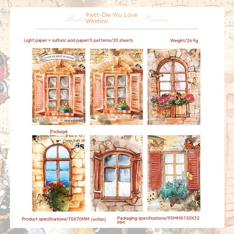 Greenhouse Exterior Series Doors And Windows Landscape Journal Decoration