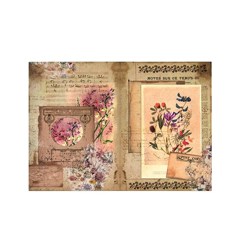 Plant Flower Butterfly Journal Decoration Base Background Paper