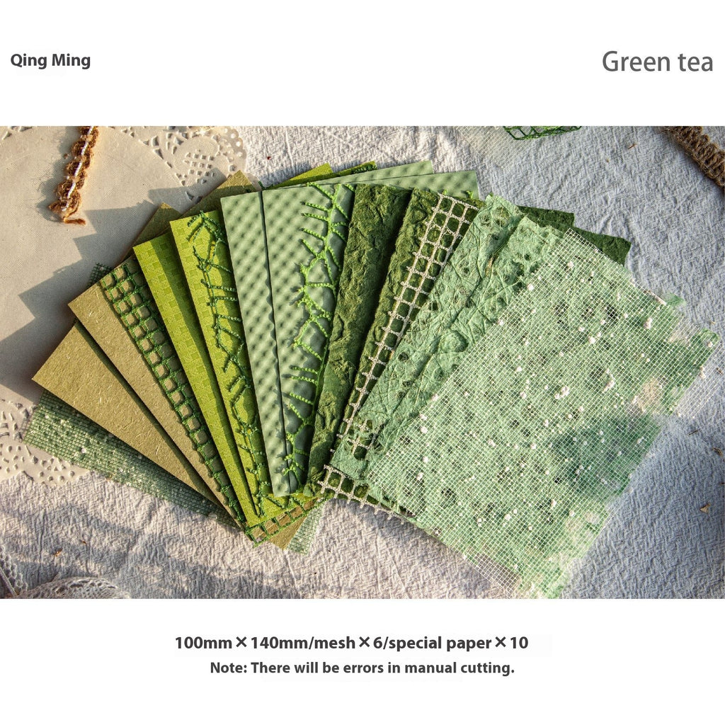 Romantic Hollow Mesh Journal Decorative Source Material