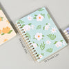 4-Pack A6 Spiral Notebooks with Fresh Floral Designs, Portable Tear-Off Memo Pads with Paper Covers -  Floral Design, Portable & Tear-Off - For Students & Office Workers - Perfect Gift for Back to School & Office Supplies