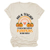 Pumpkin Love Rainbow Halloween Short Sleeve T-Shirt
