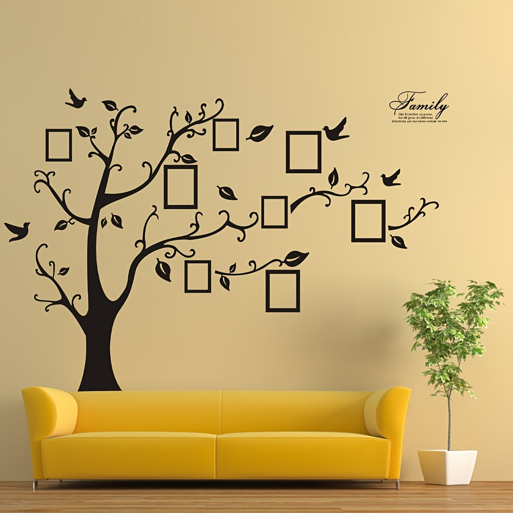 1pc Nostalgic Memory Photo Tree Wall Sticker - Capture & Display Cherished Moments - Transform Your Bedroom, Entryway, Living Room with Warmth & Character