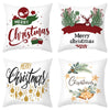 Christmas Pillow Cover Cartoon Letter Print Cushion Cover Office Sofas Pillow Cover