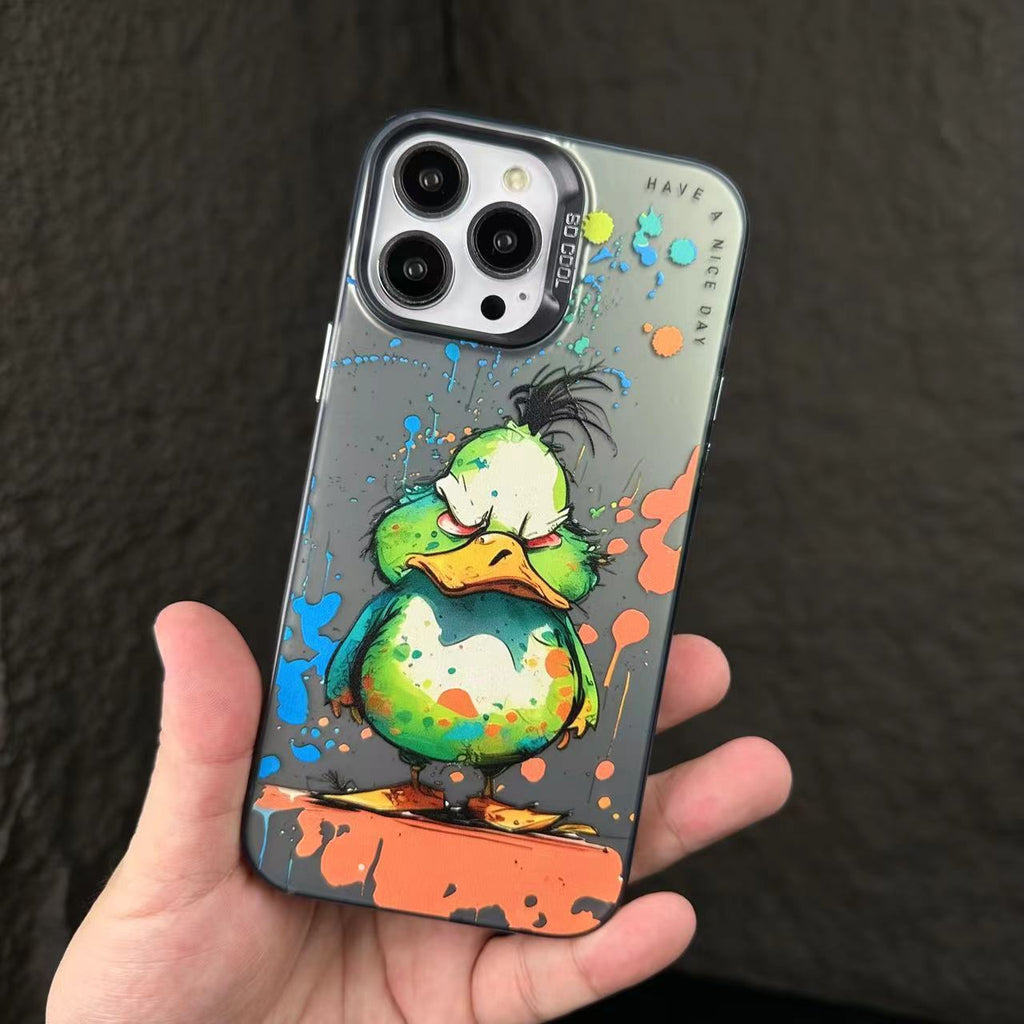 Personalized Oil Painting Panda Pig Suitable For 1413 Drop-resistant Phone Case