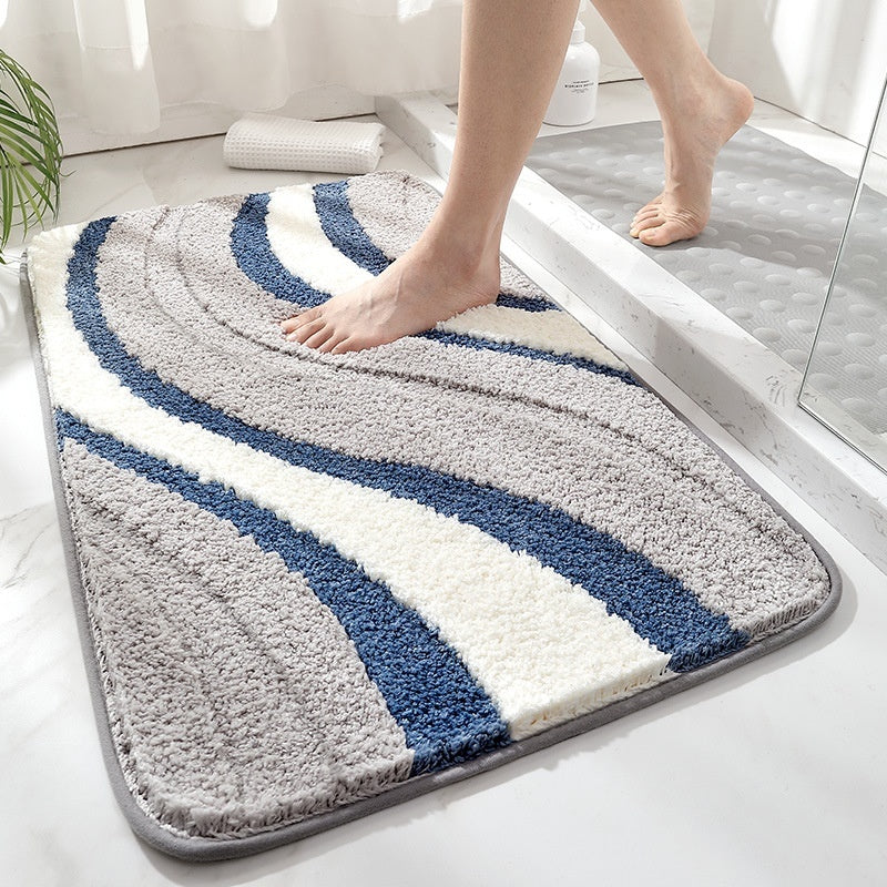 Bathroom Non-slip Mat Entrance Mats Toilet Thickening Cushion