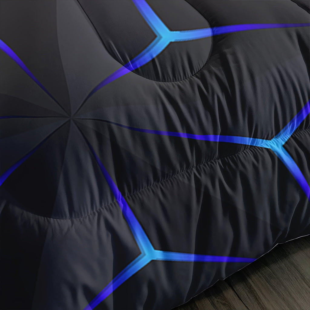 3pcs Goth Bedding Sets Comforter, Boho Comforter Set, Bohemian Bedding Comforter Set, Gothic Bedding Decor Comforter Set Western Boho Hippie (1*Comforter + 2*Pillowcase, Without Core)