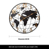 Creative Simple Square Iron Clock Living Room Mute Decoration