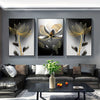 3pcs Frameless Modern Luxury Flower Painting, Wall Art Canvas Painting, Art For Living Room Cuadros Decor, No Frame, 15.7*23.6in