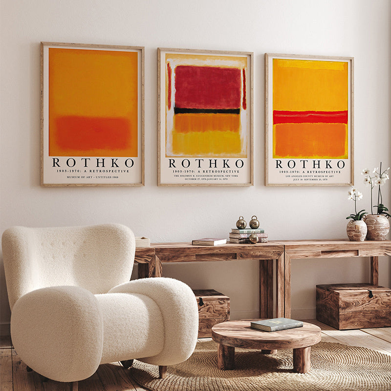Poster Rimless Spray Canvas Painting