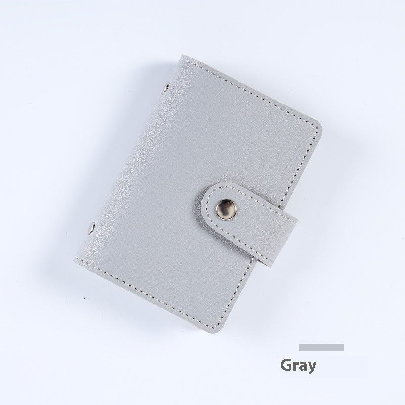 Anti-degaussing Creative Leather Multiple Card Slots PU Bank Card Package