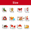 Cross-border Christmas 12PCs Decoration Cake Paper Cups Plug-in