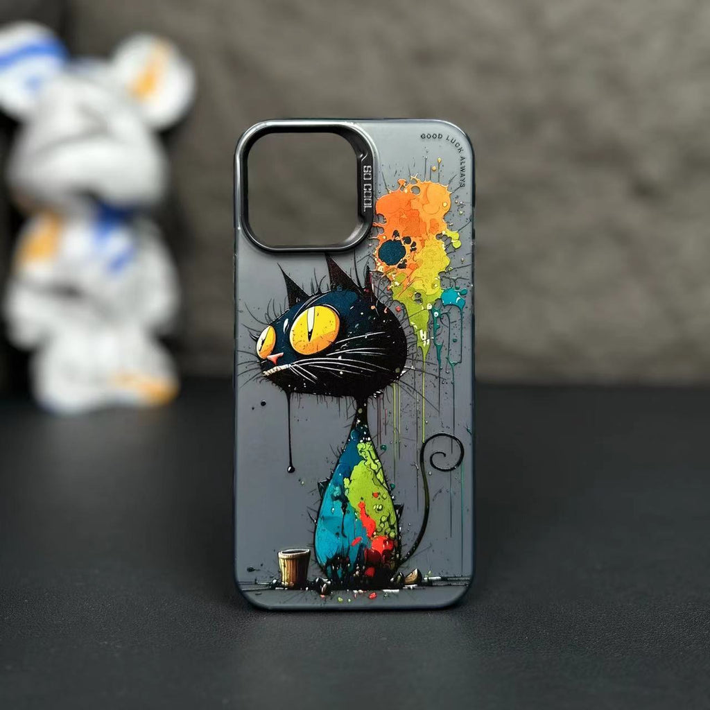 Personalized Oil Painting Panda Pig Suitable For 1413 Drop-resistant Phone Case