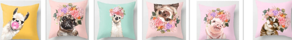 Cute animal pillow cover cushion cover