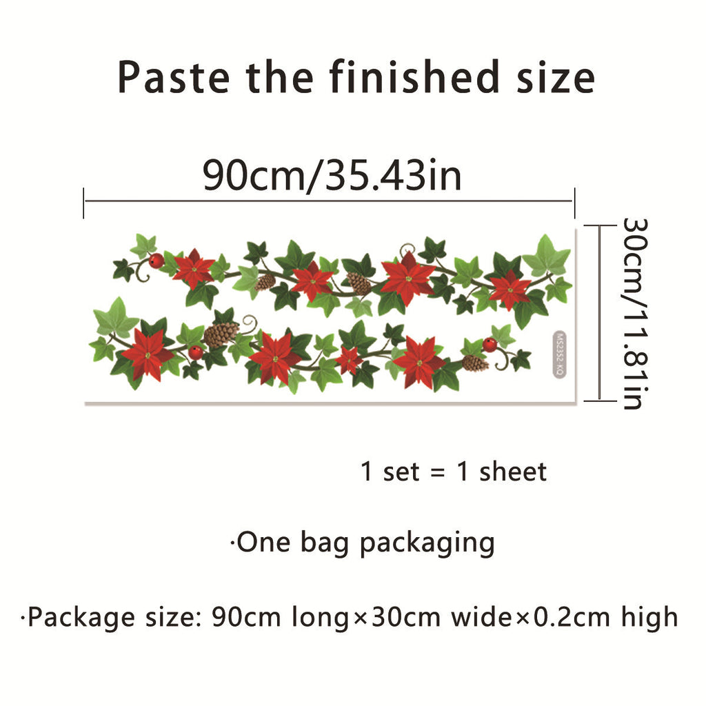 Christmas Vine HANAFUJI Wall Stickers