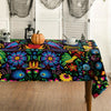 1pc Mexican Floral Tablecloth, Round, Machine-Woven Polyester, Waterproof & Spill-Resistant, Perfect for Fiesta & Cinco De Mayo, Home & Kitchen Dining Decor, Ideal Gift for Party Enthusiasts