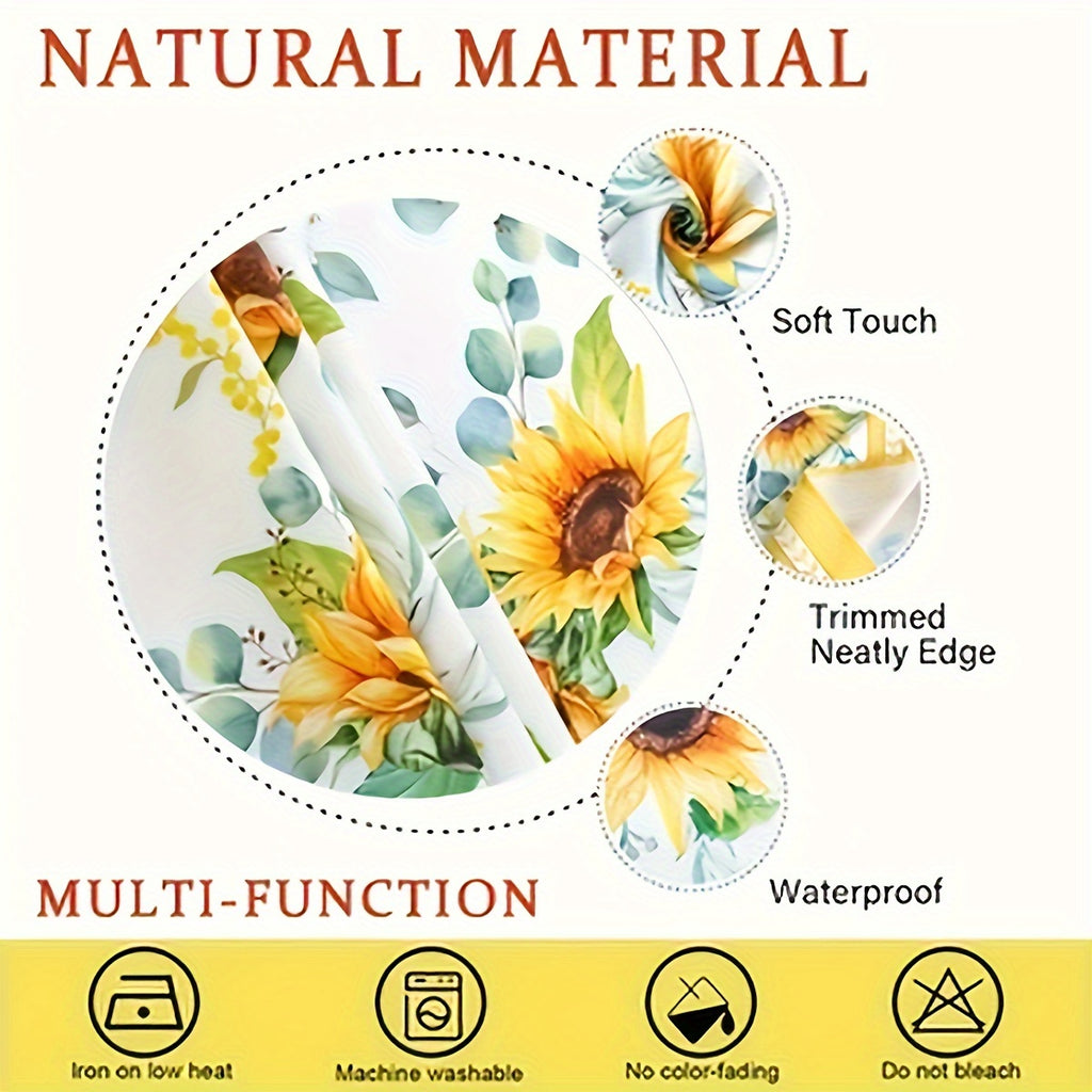 1pc Table Cloth, Stain Resistant And Washable Tablecloth, Waterproof And Oil-proof Table Cover, For Picnics, Camping, Weddings, Birthday Parties, Christmas Restaurants, And Buffets, Table Decoration, Home Supplies