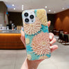 Oil Painting Art Flower Epoxy Soft Phone Case