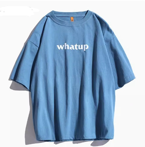 Digital Print Casual Couple Round Neck Half Sleeve