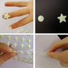 1230 Pcs Ultra Luminous Glow-in-the-dark Wall Stickers, 3D Adhesive Dots Decor for Starry Sky Bedroom Ceiling or Birthday Gift