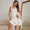 Women's Fashion Butterfly Home Wear Ice Silk Suspender Skirt