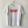 Simple Casual Round Neck Letter Printing Design Short Sleeves