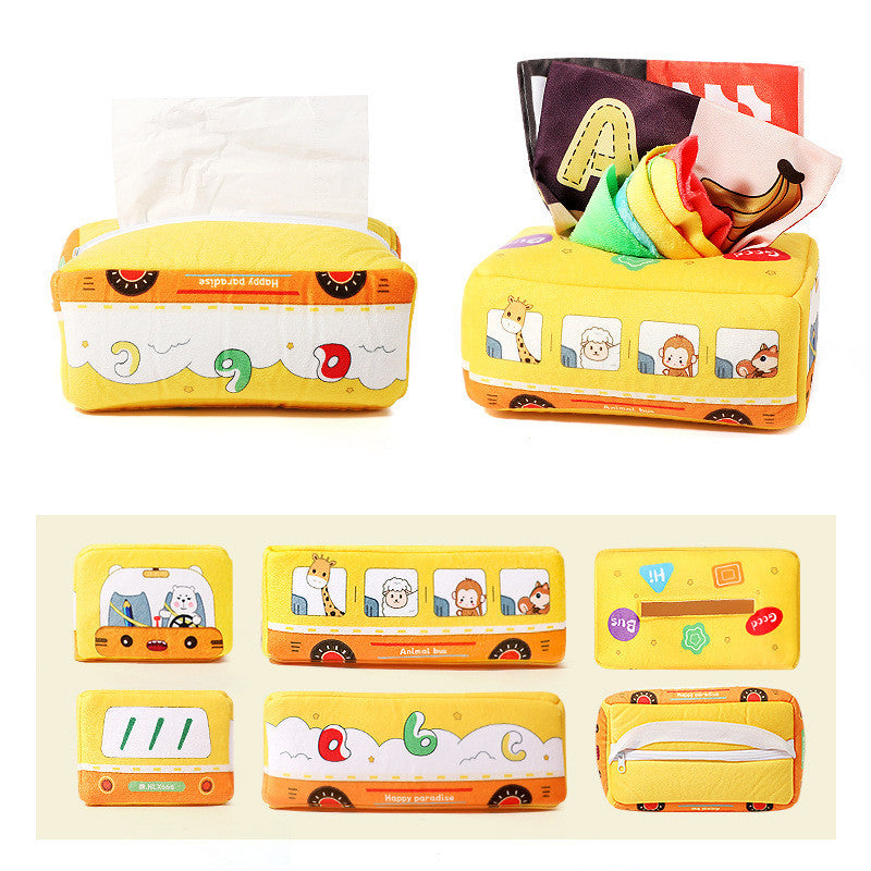 Paper Toy Baby Educational Early Education Tissue Box Toy