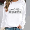 Women's Fashion Casual Round Neck Geometric Pattern Printed Sports Sweater