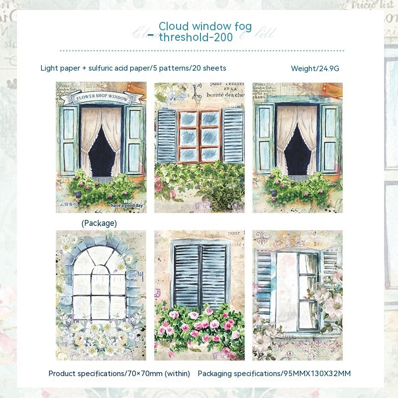 Greenhouse Exterior Series Doors And Windows Landscape Journal Decoration
