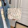 Floral Cotton Artistic Cosmetic Bag Women
