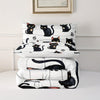 Kawaii Cute Cat Print Duvet, All Season Bedding Set For Bedroom Bed Decor, Animal Cute Comforter Set - 1 Comforter With 2 Pillowcases