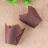 Household Oil And High Temperature Resistant Solid Color Tulip Cake Paper Cups