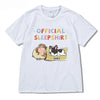 Cute Cartoon Printed Loose All-match Summer Round Neck Niche Pure Cotton Top T-shirt With Short Sleeves