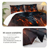3pcs Dragon Themed Comforter Set, Anime Dragon Bedding Set (1 Bed Comforter + 2 Pillow Cases), Four Seasons Comforter, Soft Comfortable And Breathable Printed Bedding For Home Dorm Decoration