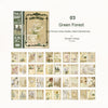 Double-sided Material Journal Book Retro Collage Background Note Paper