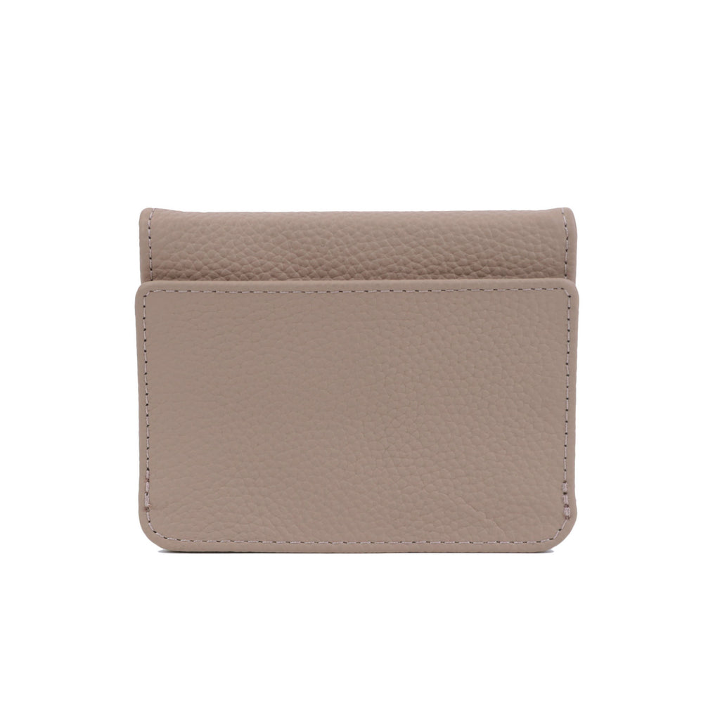 First Layer Cowhide Simple Change Card Holder