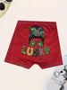 Chic Letter Print Skinny Shorts for Women - Stretchy, Machine Washable Polyester Blend, Perfect for Spring/Summer/Fall