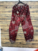 Christmas Print Dual Pocket Pants, Casual Loose Pants For Spring & Summer, Women's Clothing