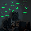 Halloween Luminous Carved Wall Stickers Fluorescent Stickers