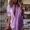 Women's Loose Shirt Single-breasted Cardigan