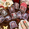 Sticker Package Christmas Window Series Retro Christmas Journal Decoration