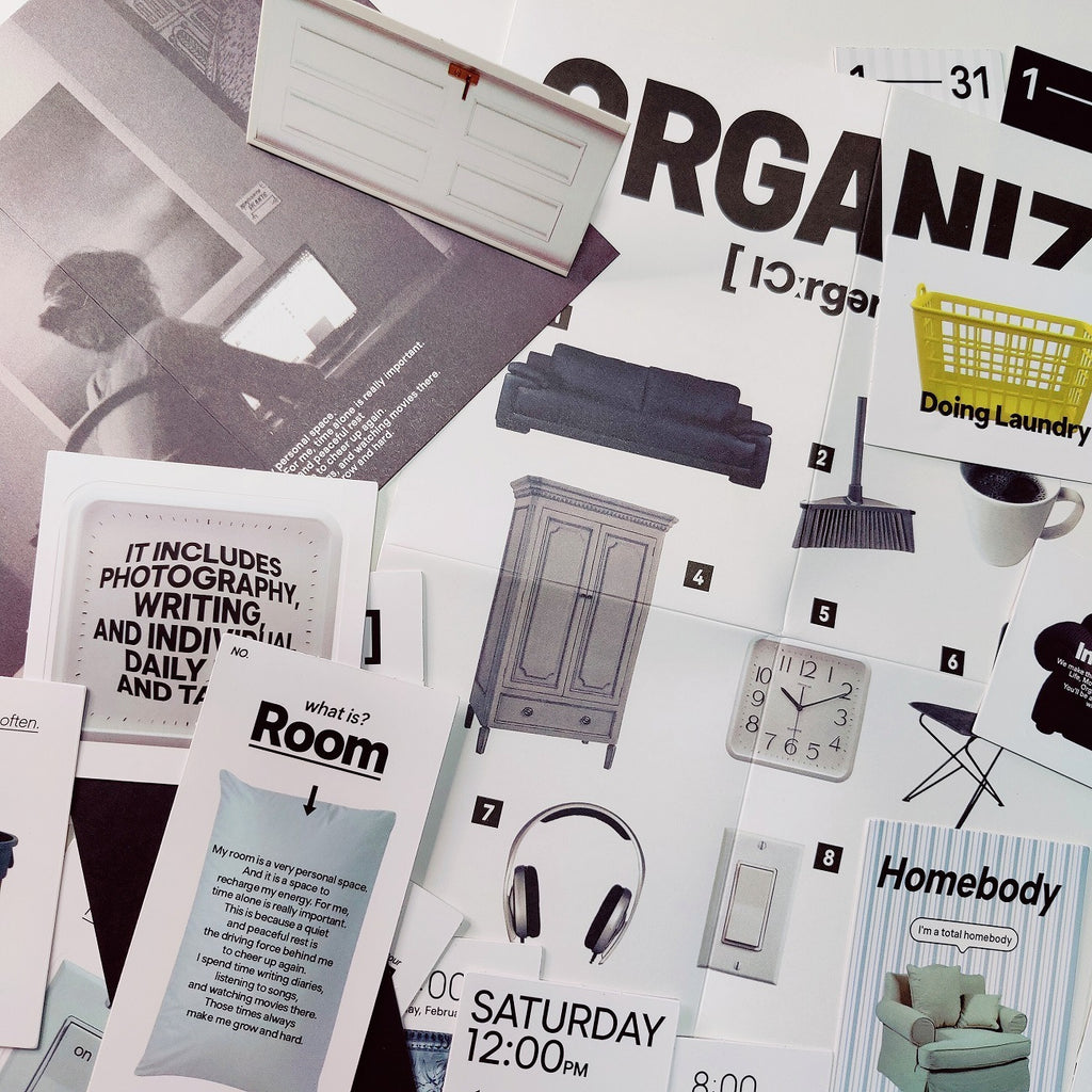 Magazine Landscape Retro Journal Decoration Material Collage Paper Bag