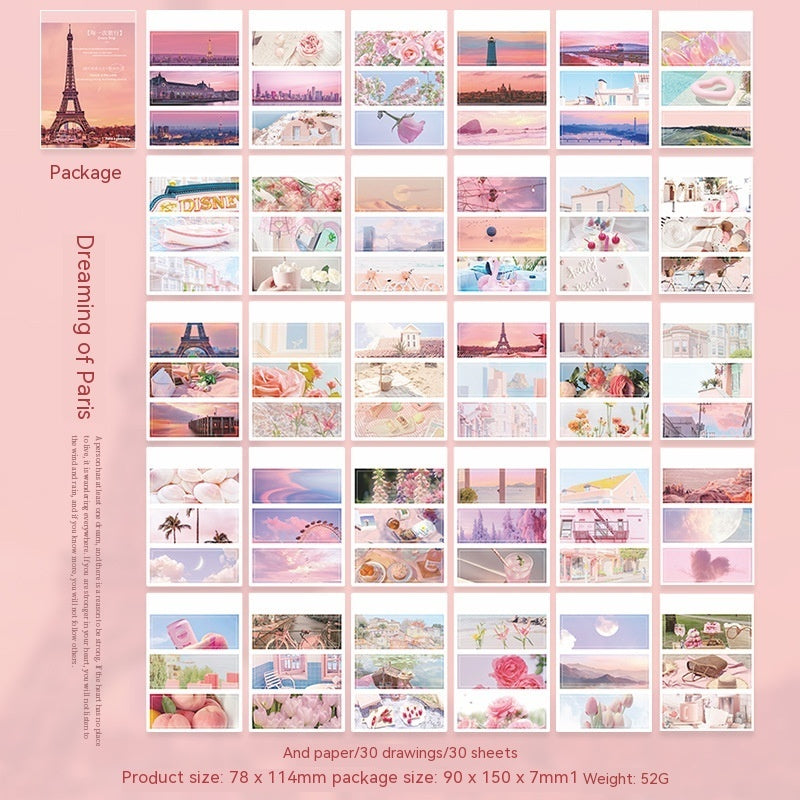 Each Trip Series Travel Theme Journal Decorative Source Material