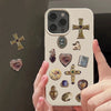 Niche Retro Style Silicone Phone Case