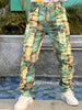 Men's Fashion Digital Printed Denim Pants