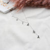 Lariat Y Name Necklace Lariat Name Necklace Dainty Name Necklace Bubble Letters Necklace For Women