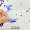 Contemporary Purple Tree and Butterfly Wall Decals, 2-Piece Set, Self-Adhesive PVC Wall Stickers for Living Room, Bedroom, Bathroom, Plastic Surface, Single Use, No Electricity Needed - MS7196-YC