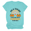 Pumpkin Love Rainbow Halloween Short Sleeve T-Shirt