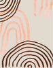 Modern Abstract Curved Canvas Painting Wall Art Poster