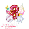 Donut Party Kit Paper Cups Plate Napkins Ice Cream Balloon